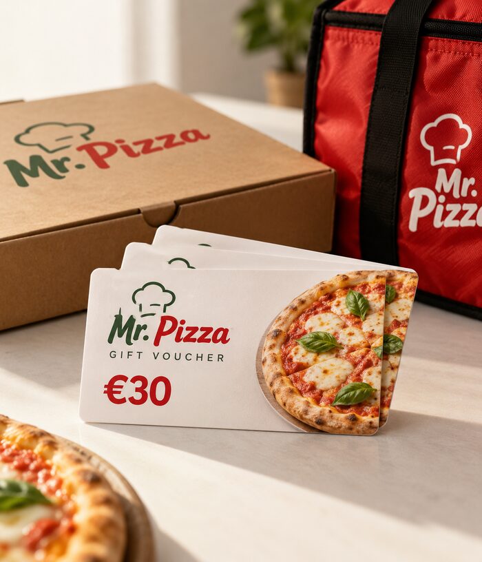 €30 ваучера за доставка от Mr.Pizza