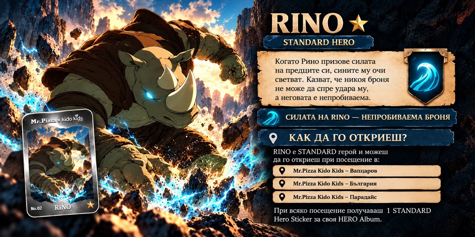RINO – Standard hero